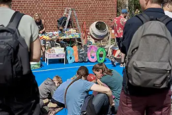 Schrott Bingo von Schrott Bewahre – Asphaltsprenger 2025; Foto: Antje Sauer