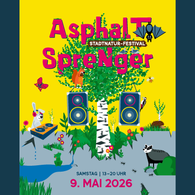 Asphaltsprenger 2026, Motiv mit Datum für Instagram/Hochformat